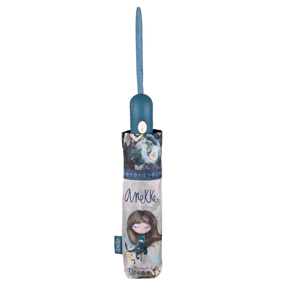 Anekke Real Ombrello Pieghevole Automatico Multicolore