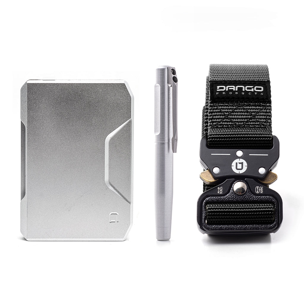 Dango SK1 Slide Kick 1776 Bundle portafoglio Satin Silver