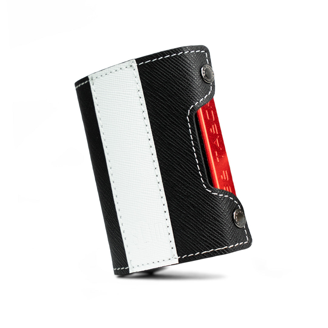 SLim Be Tasck Portafoglio Bicolor Bianconero
