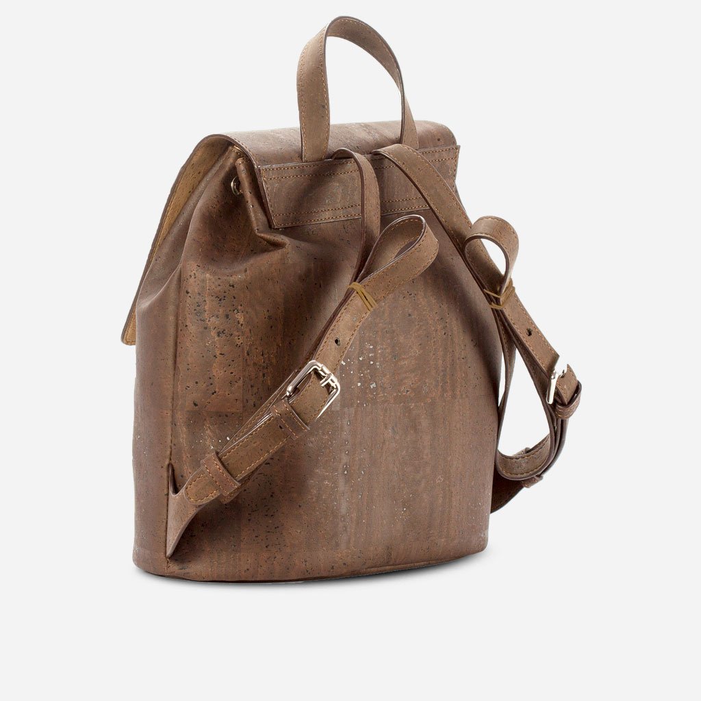 Corkor Bags zaino sughero marrone M vegano cruelty free