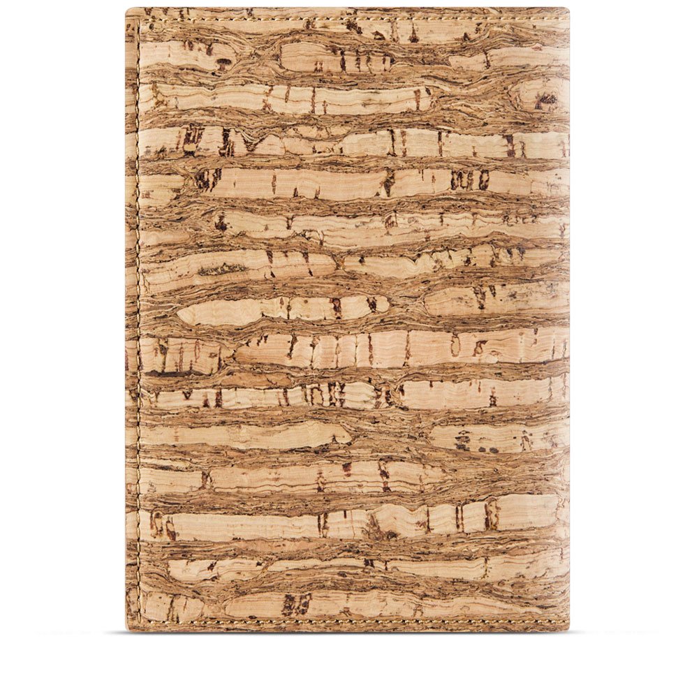 Corkor Wallets portafoglio passaporto sughero fantasia zebra