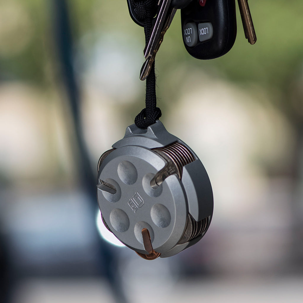 Dango Coin Capsule portamonete Jet Black alluminio + tether