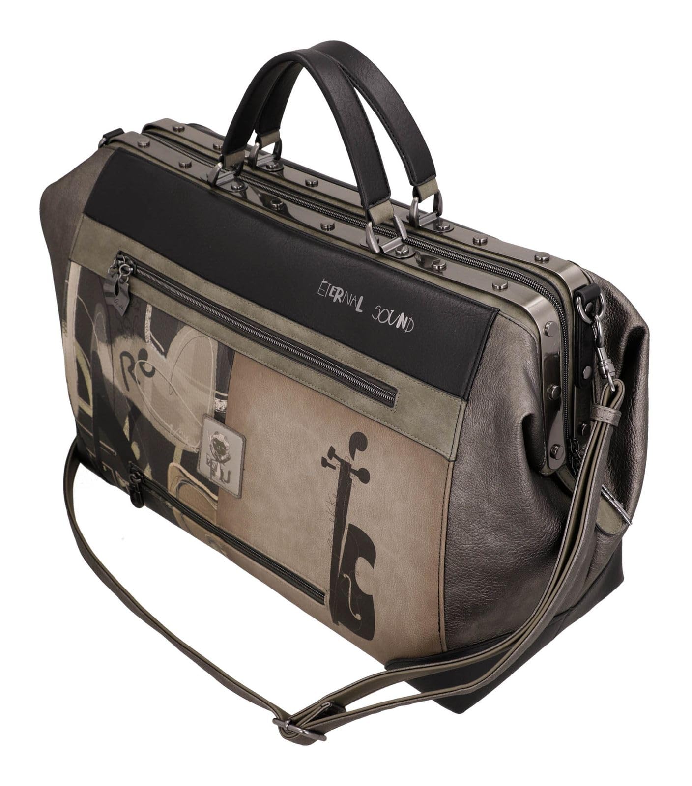 Anekke Orchestra Borsa da Viaggio con Tracolla e Fascia Trolley