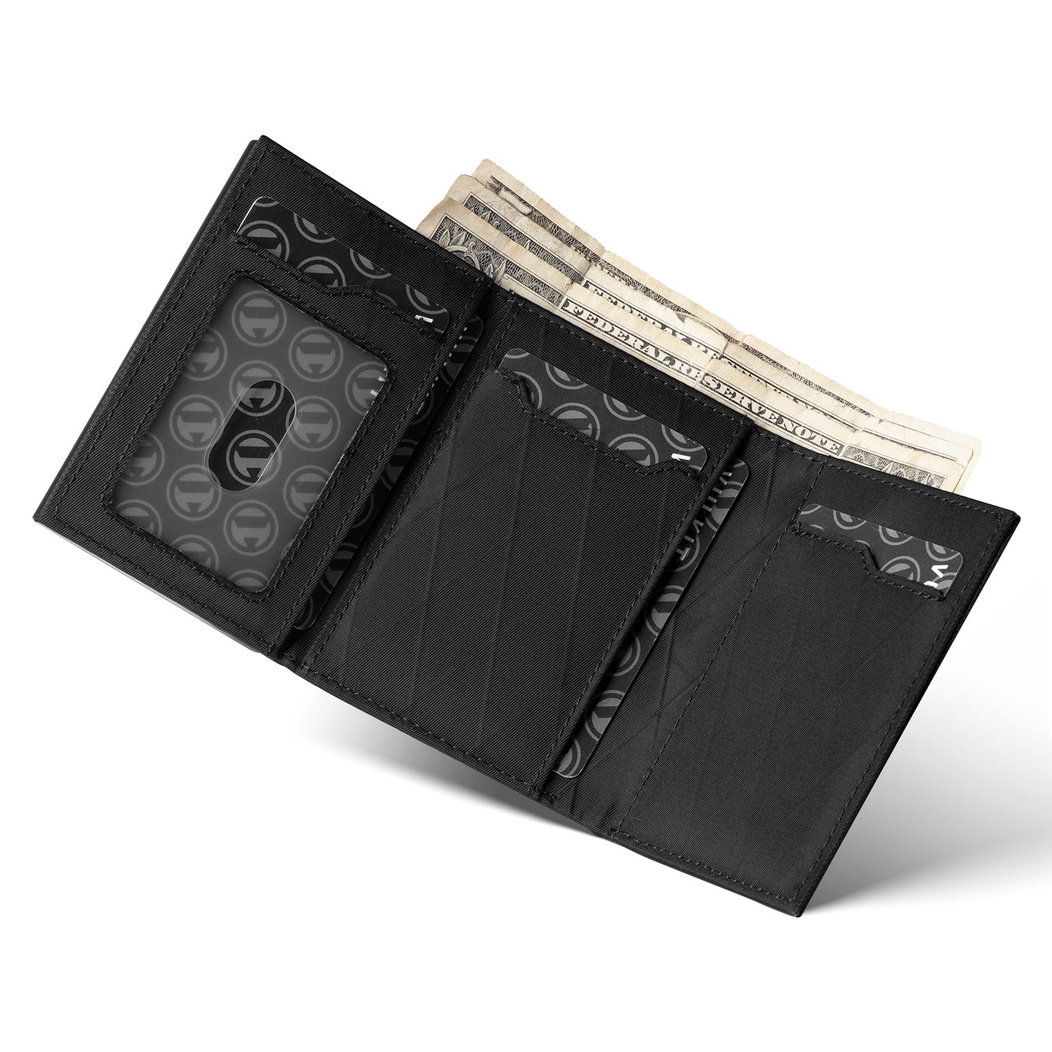 VULKIT Pop Up Wallet VC302F Portafoglio Nero Impermeabile