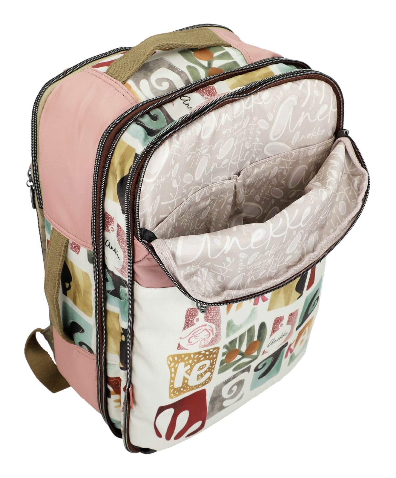 Anekke Amphora Zaino Viaggio Donna Stampa Argilla