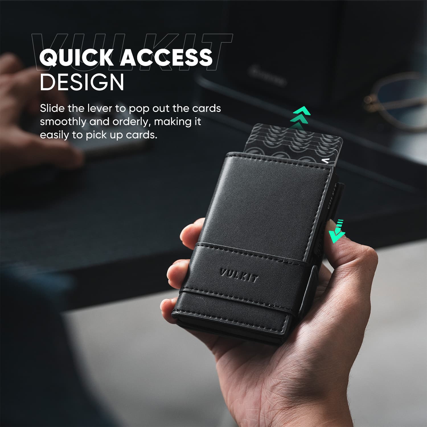 Vulkit Multifunctional Portafoglio VC317 Navy RFID