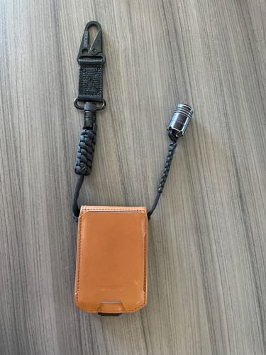 Dango Quick Release Tether cordino paracord nero sgancio rapido