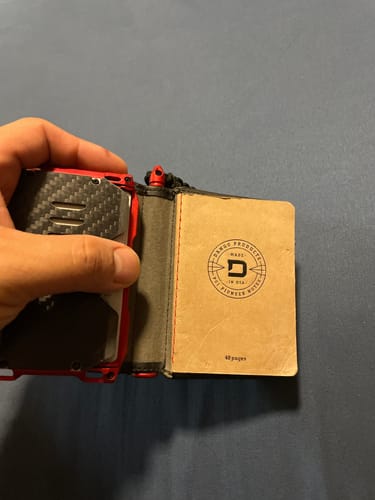 Dango P01 penna alluminio gunmetal con taccuino 48 pagine