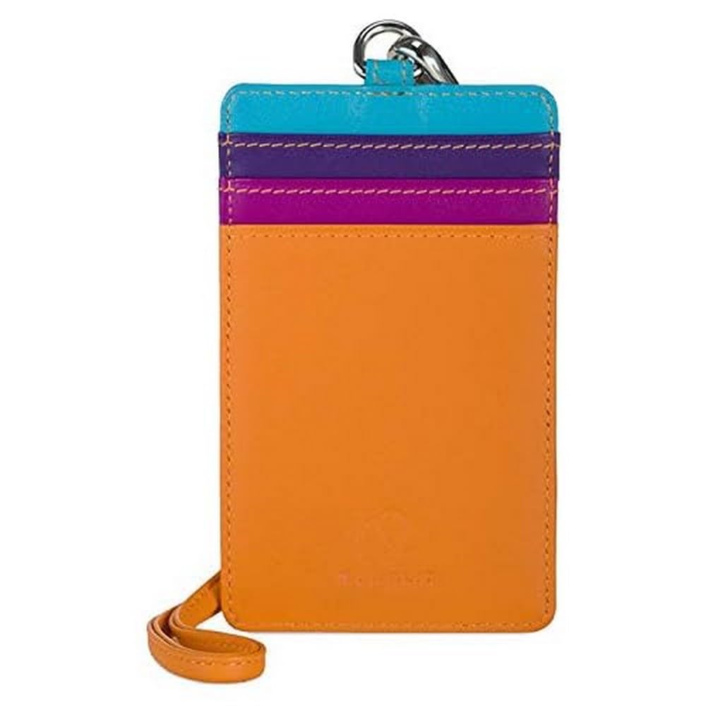 Mywalit Milano card holder lanyard Sangria Multi viaggio