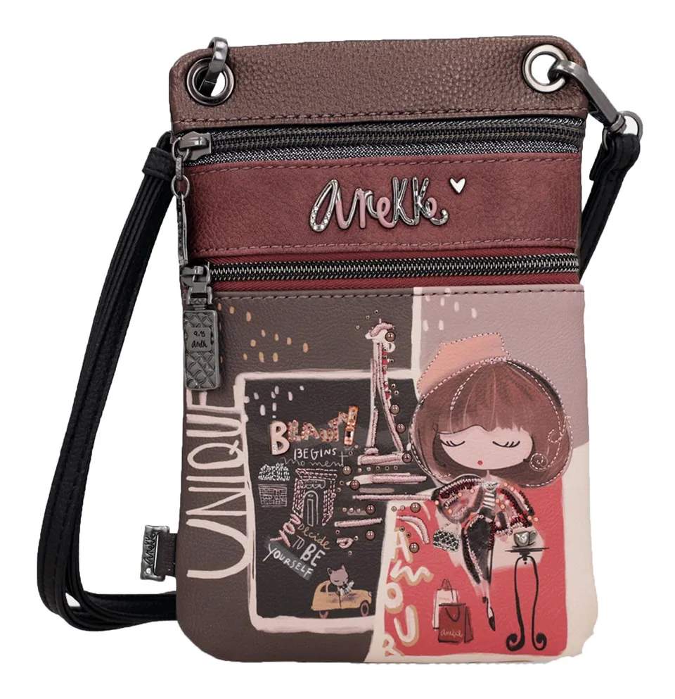 Anekke Mademoiselle mini tracolla 2 scomparti donna Parigi