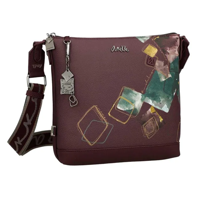 Anekke Evolution Media Borsa Tracolla Donna Stampa