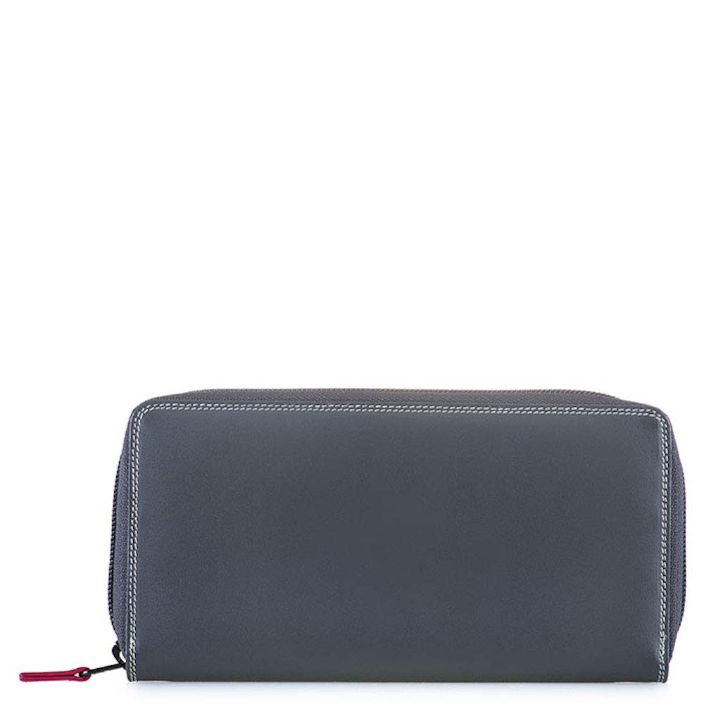 Mywalit Milano 1259 Portafoglio Pelle Zip Ritmo Nero