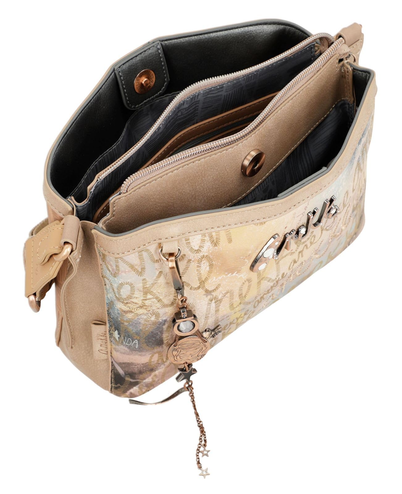 Anekke Dreamverse Stars borsa a tracolla media ecopelle