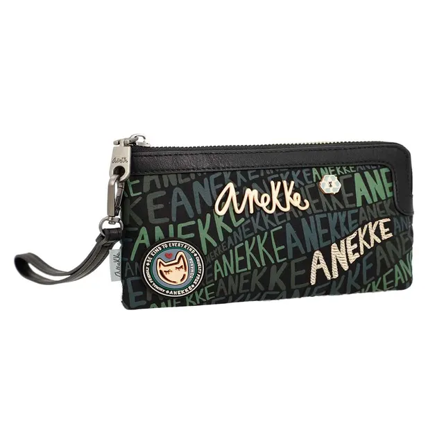 Anekke Nature Woods Portafoglio Pochette RFID Maniglia