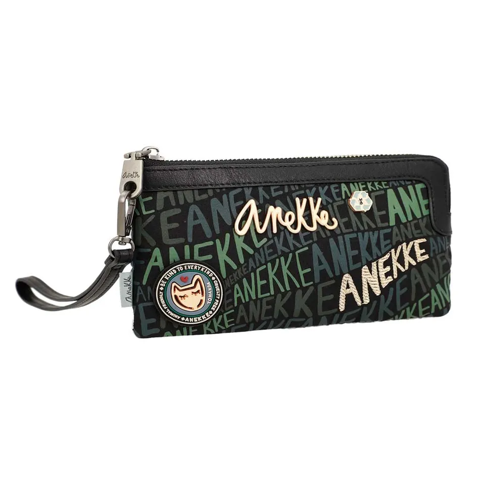 Anekke Nature Woods Portafoglio Pochette RFID Maniglia