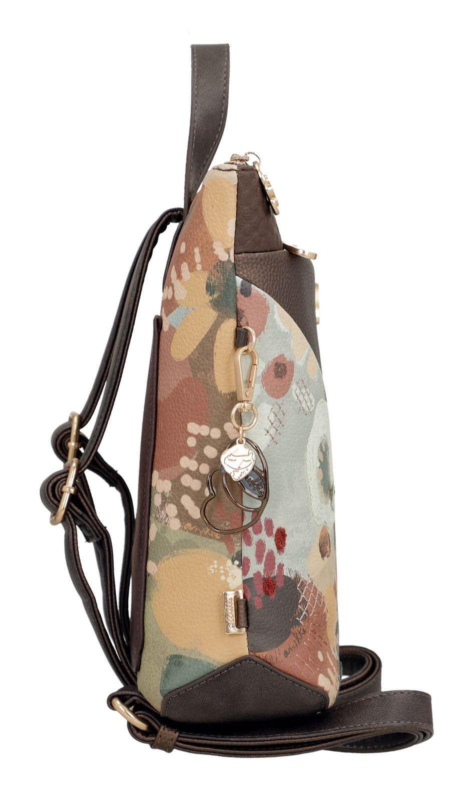 Anekke Blossom zaino quadrato 28x27x8 ricamato