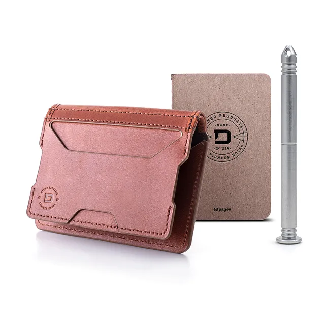 Dango A10 Pen Wallet Conversion Kit portafoglio bifold Whiskey Brown 9 carte