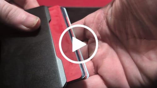 Dango SK1 Slide Kick Portafoglio Alluminio Satin Silver RFID