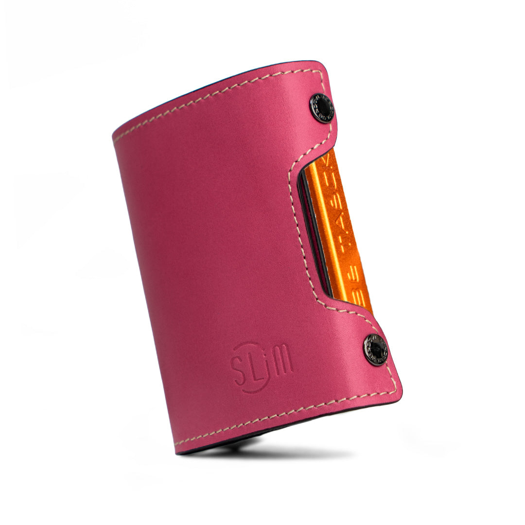 SLim Be Tasck Portafoglio Pelle Vegetale Fucsia Frame
