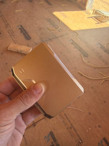 Dango SK1 Slide Kick portafoglio Champagne Gold RFID 6 carte