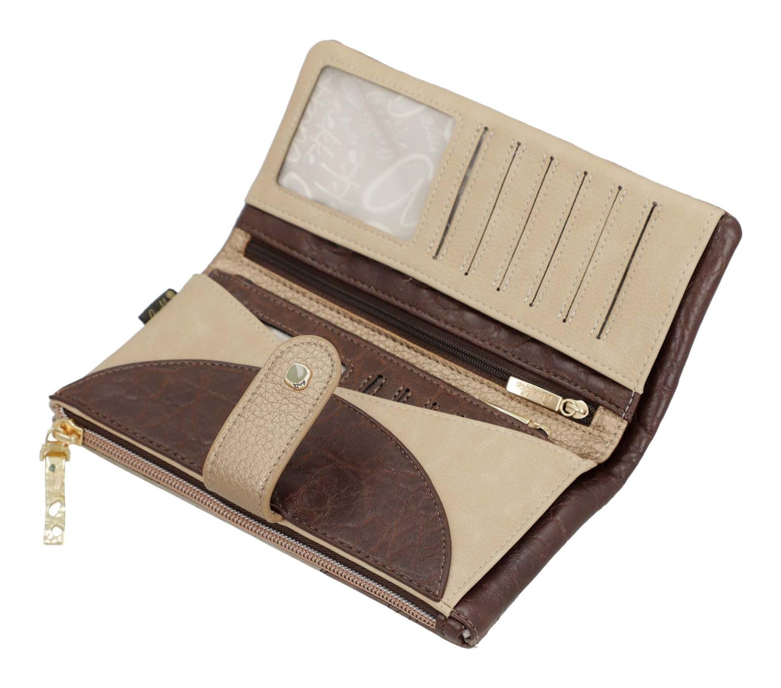 Anekke Muse Portamonete Grande RFID Donna Flessibile
