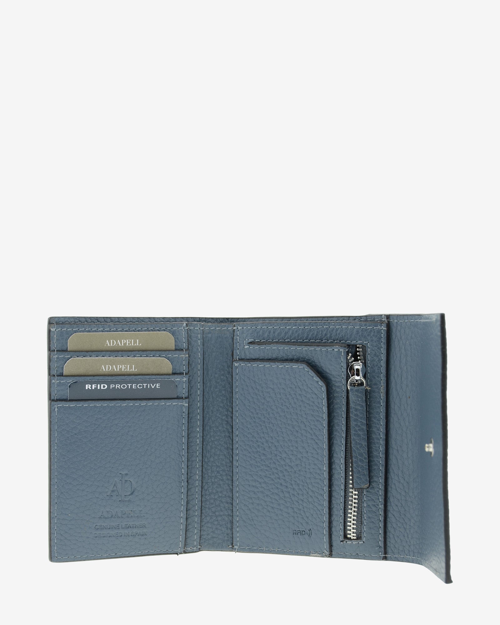 Adapell Nude portafoglio piccolo pelle topo con RFID