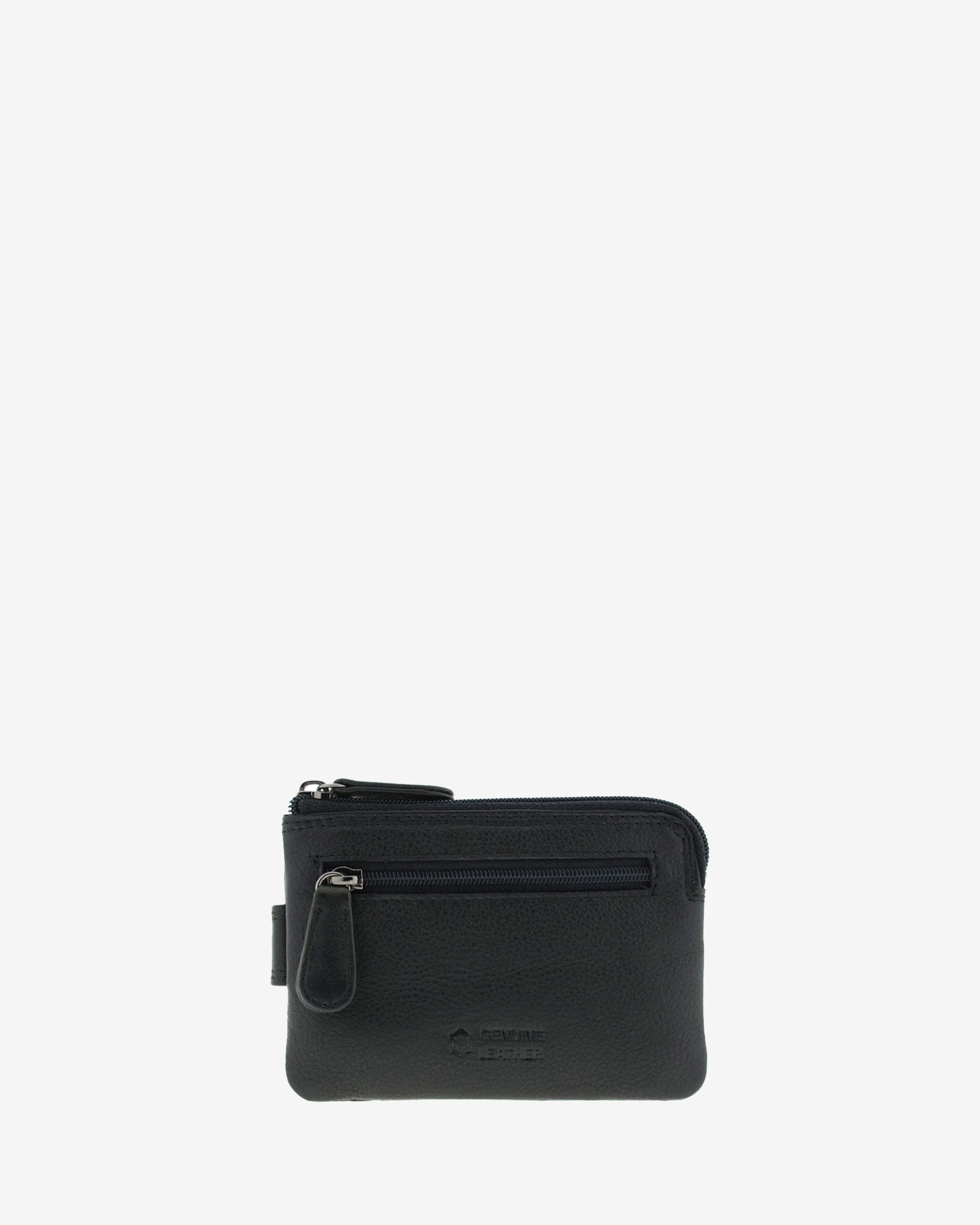 Adapell Básicos 8036 Portamonete Nero Doppia Zip
