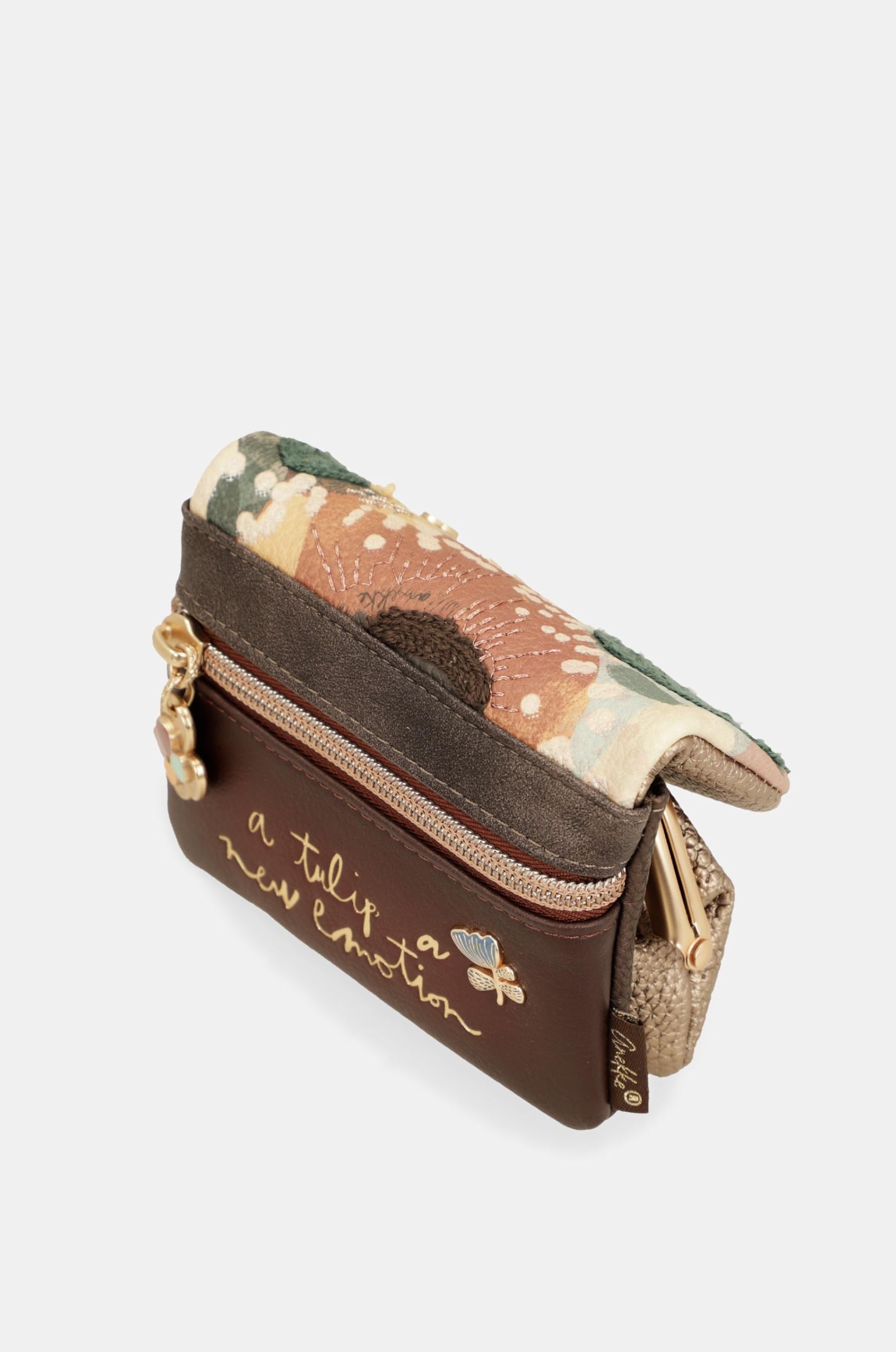 Anekke Blossom Portafoglio patta donna chiusura bacio