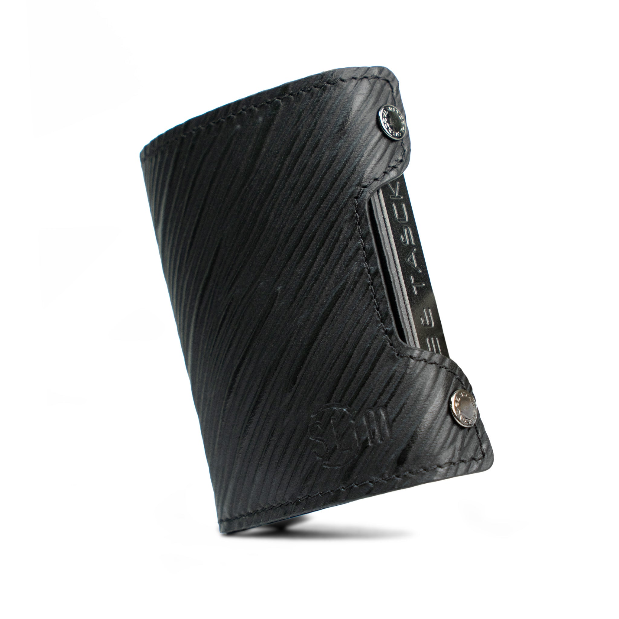 SLim Be Tasck Portacarte Pelle Epi Nero Frame Nero