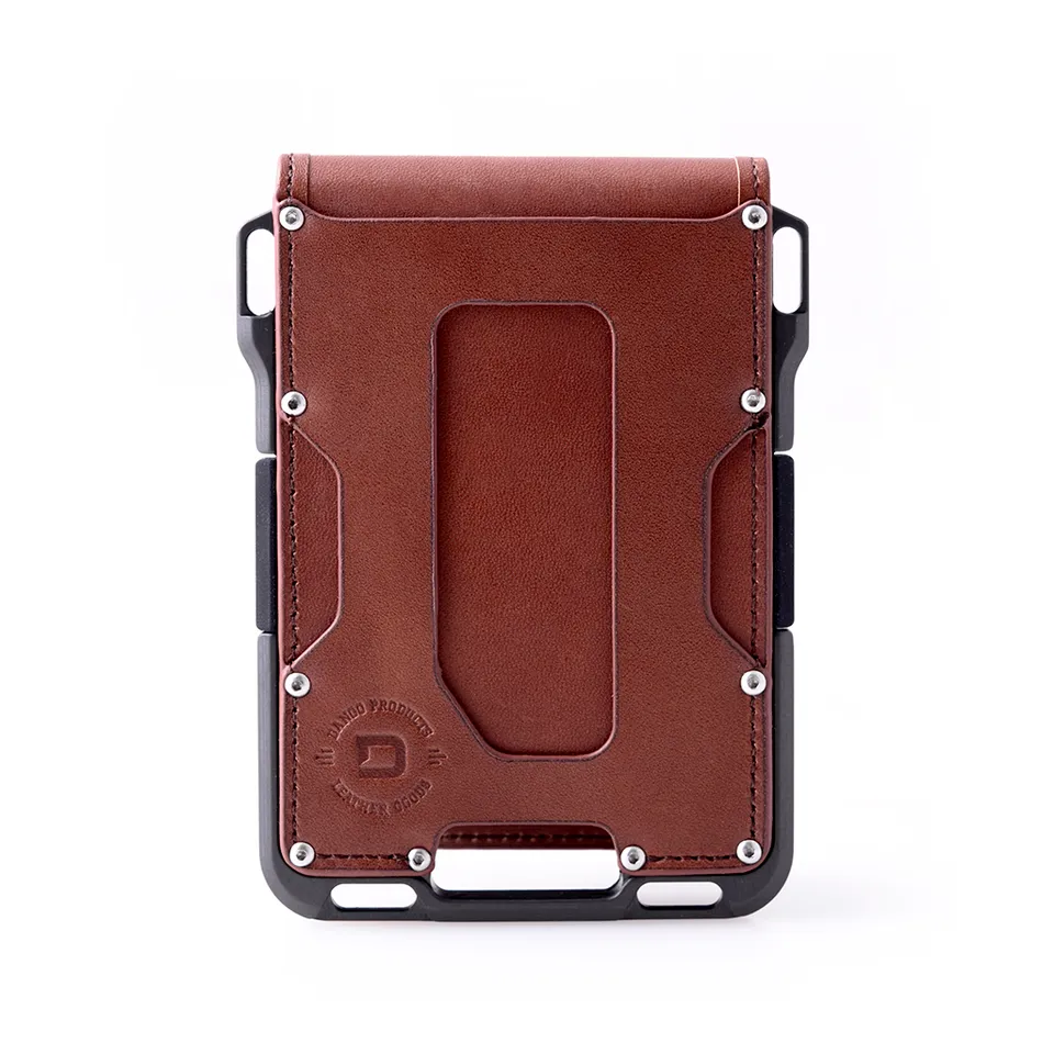 Dango M-Series M1 Maverick portafoglio bifold pelle marrone 16 carte