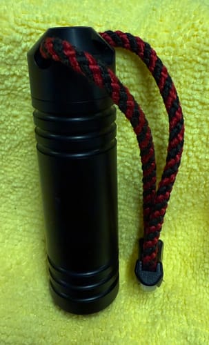 Dango Capsule XL Contenitore Alluminio Impermeabile Nero