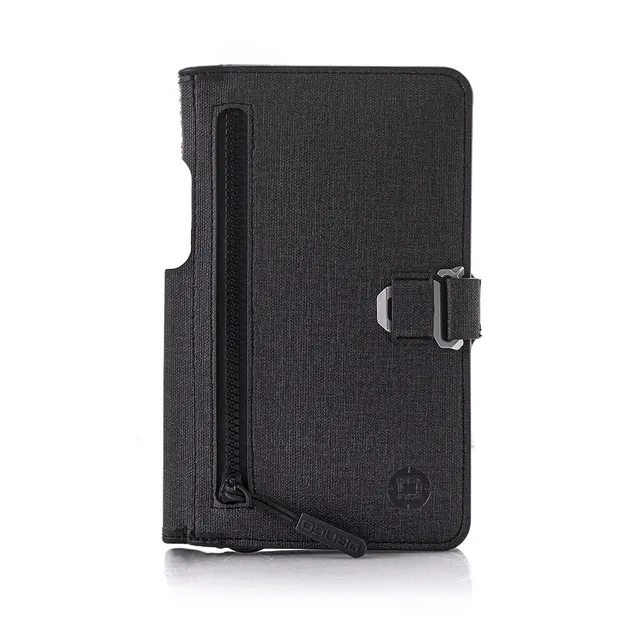 Dango P02 Pioneer portafoglio viaggio nero DTEX porta passaporto
