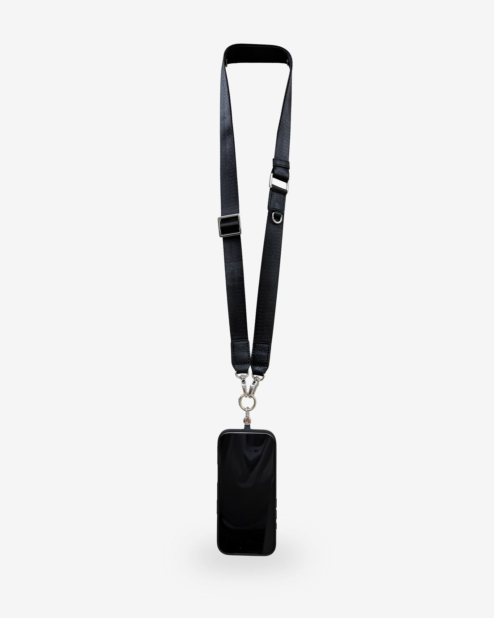 Adapell Nexo lanyard telefono nylon nero regolabile 150cm