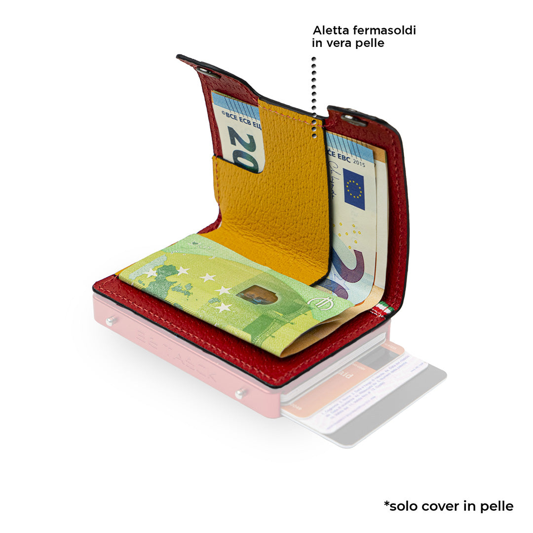 SLim Cover Be Tasck cinghialino giallo rosso pelle