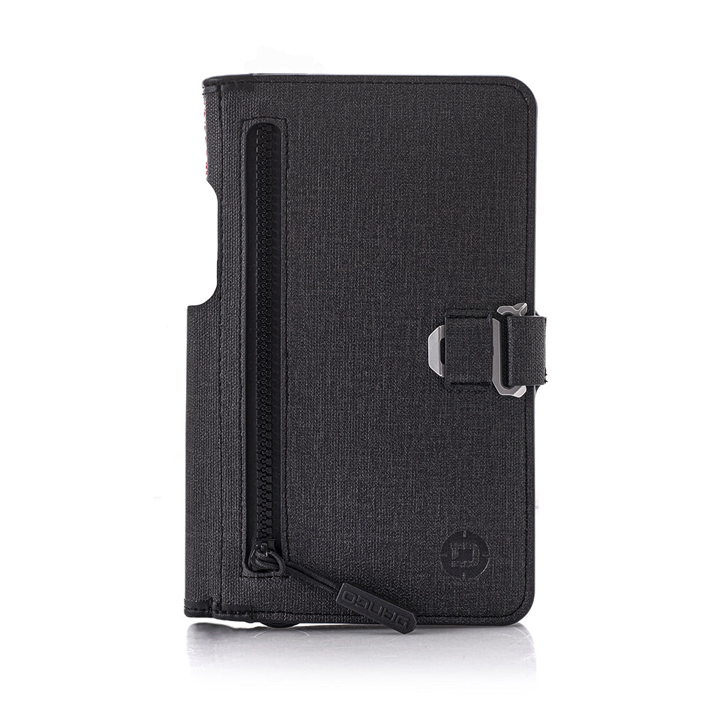 Dango P02 Pioneer portafoglio viaggio nero DTEX porta passaporto