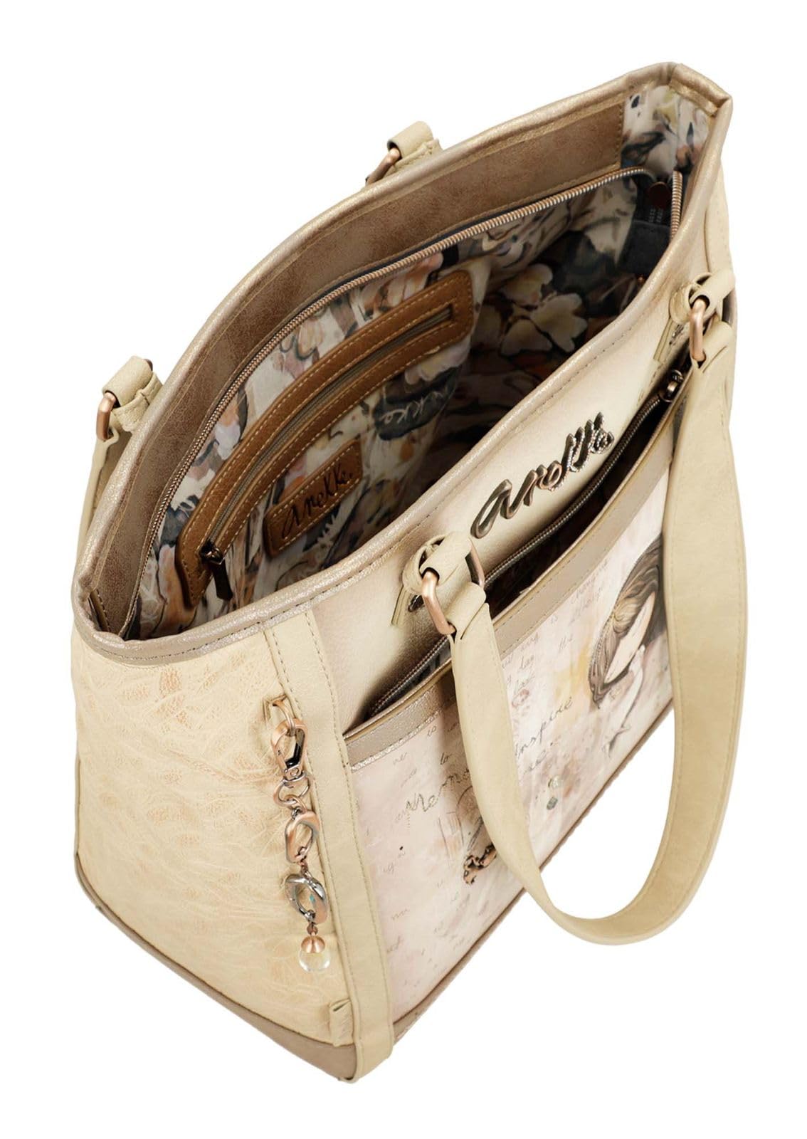 Anekke Memories borsa a spalla grande multicolor