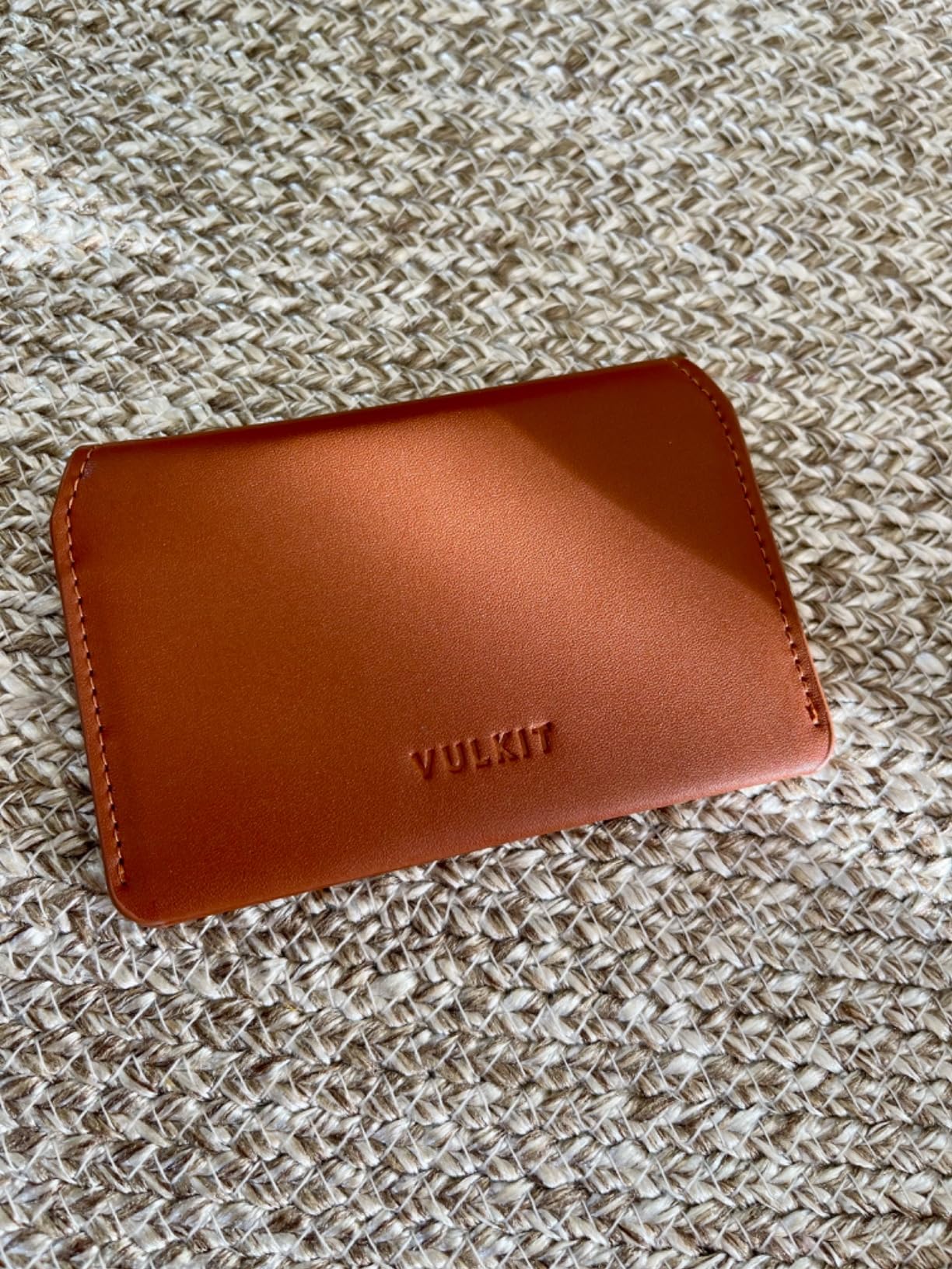 VULKIT VW122 Portacarte Pelle Nero RFID Slim