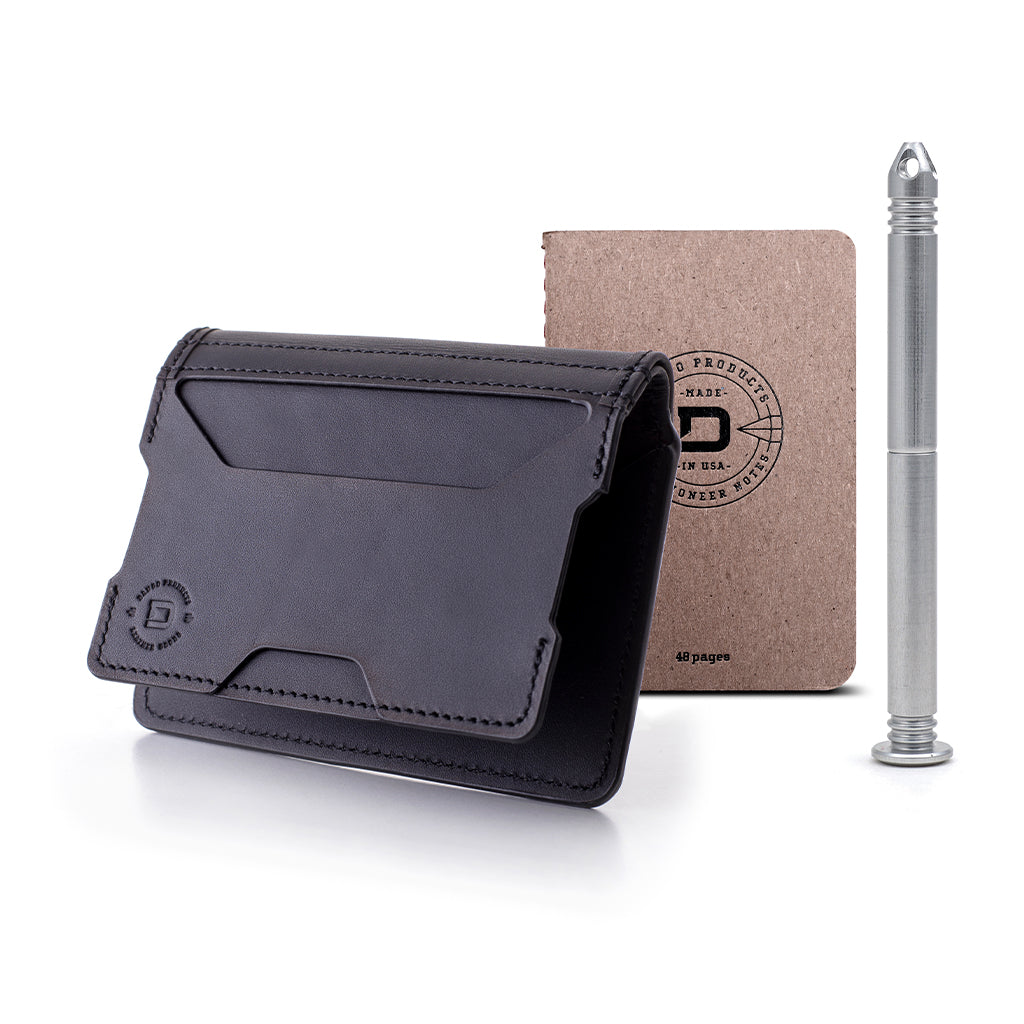 Dango A10 Pen Wallet Conversion Kit portafoglio bifold Whiskey Brown 9 carte