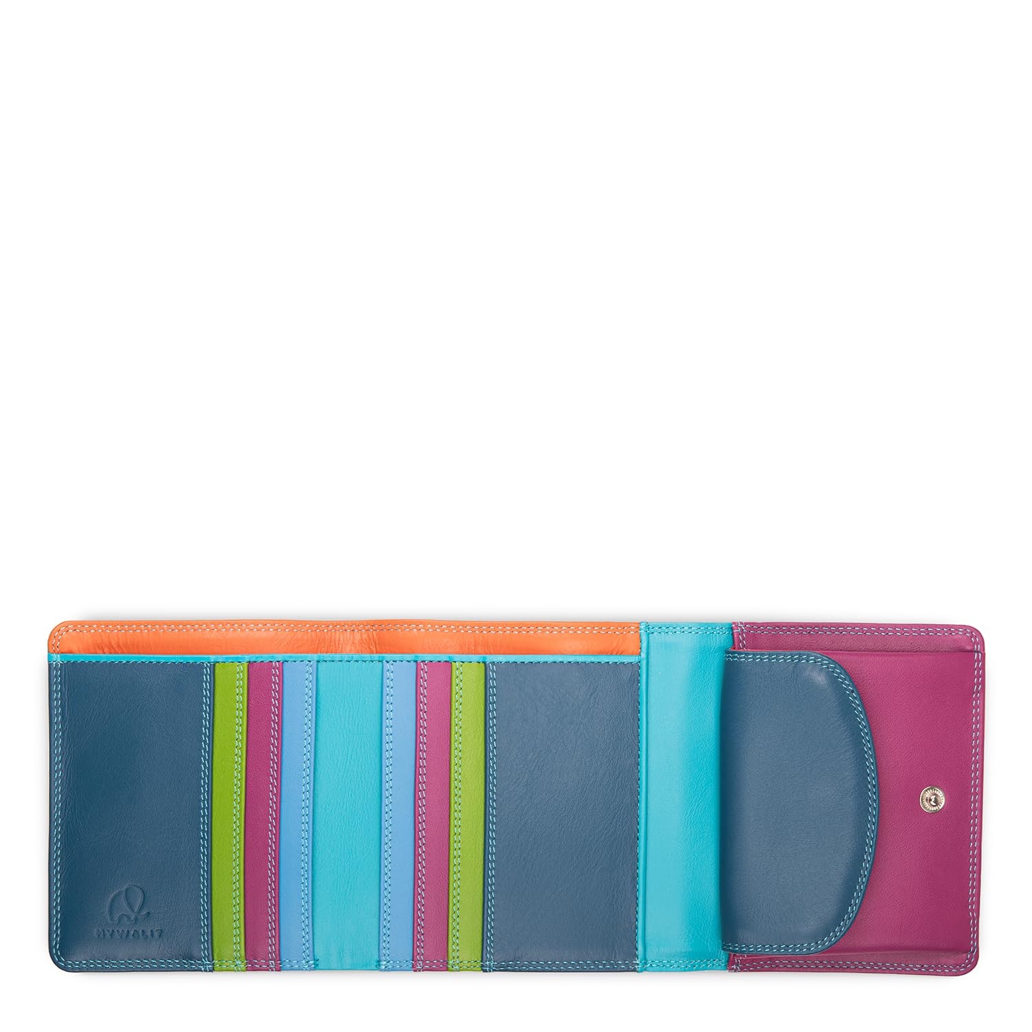 Mywalit Milano Compact Trifold portafoglio Liguria pelle