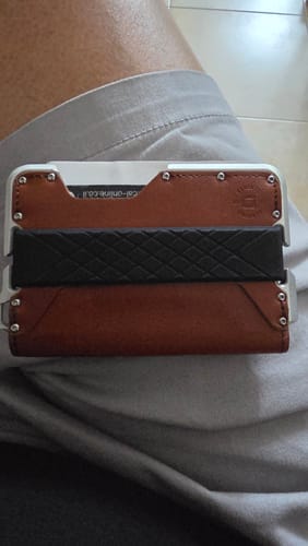 Dango D-Series D01 Dapper portafoglio bifold pelle marrone