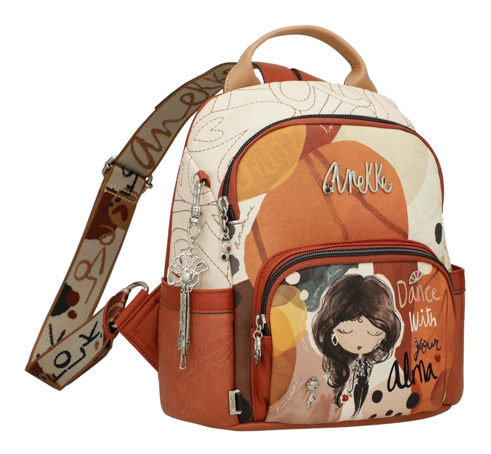 Anekke Magic Souls Zaino Antifurto Donna Multicolore