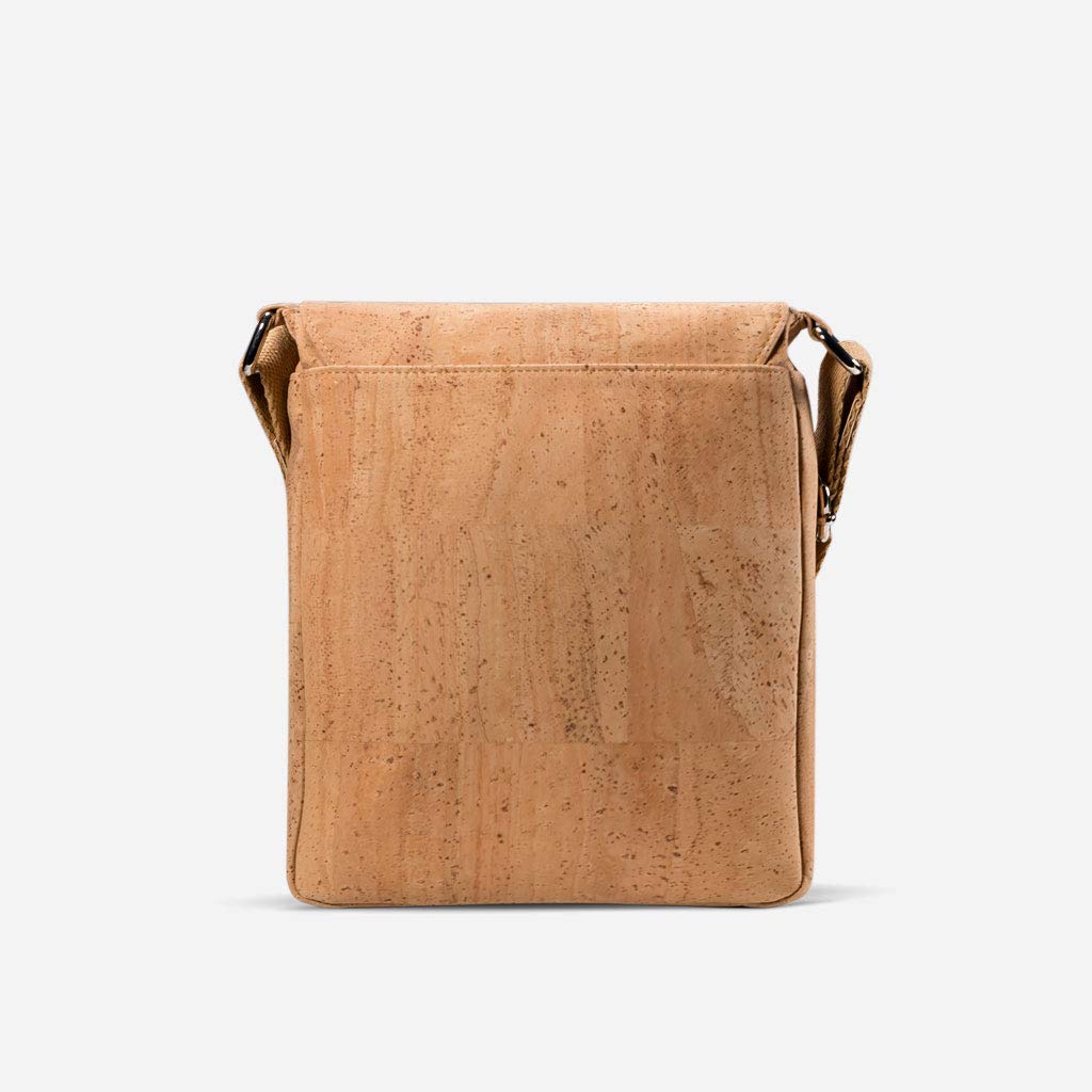Corkor Messenger Laptop Bag 13 borsa marrone chiaro M