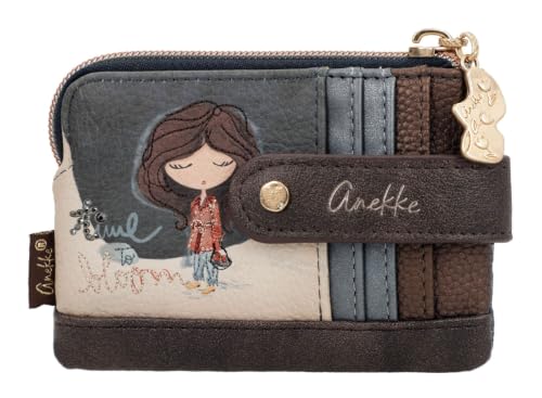 Anekke Tulip Portacarte slim donna con cerniera