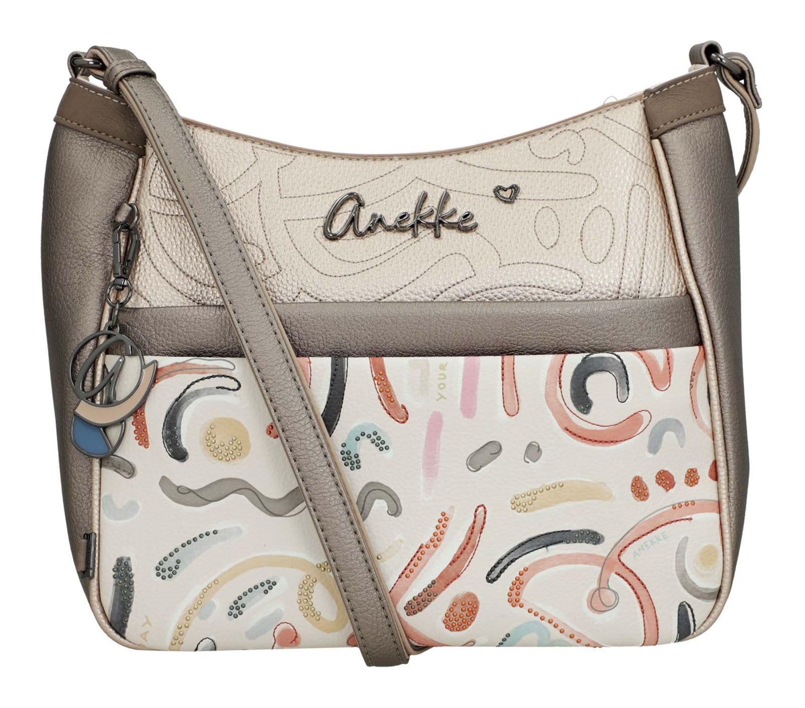 Anekke Olympia borsa a tracolla stampata donna