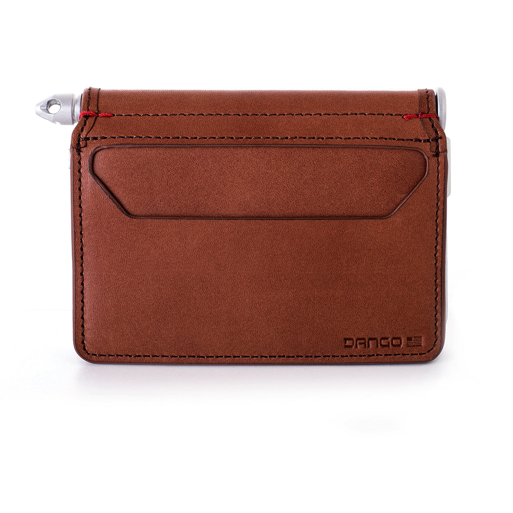 Dango D01 Dapper portafoglio con penna whiskey brown