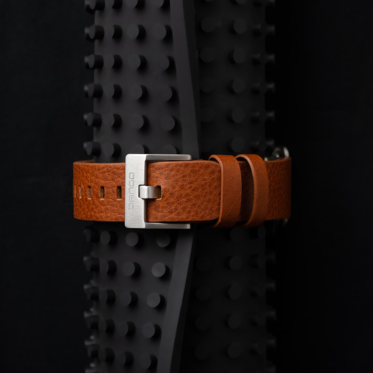 Dango CR-01 orologio cronografo pelle marrone