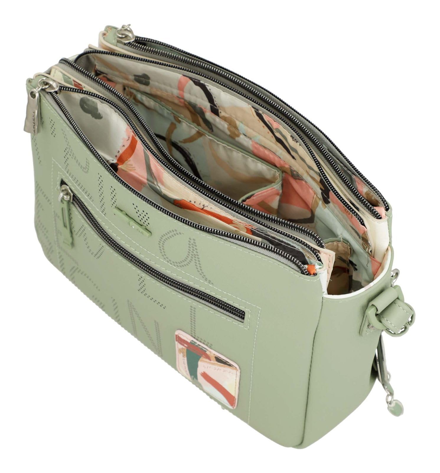 Anekke Original Alma borsa tracolla stampata 3 scomparti