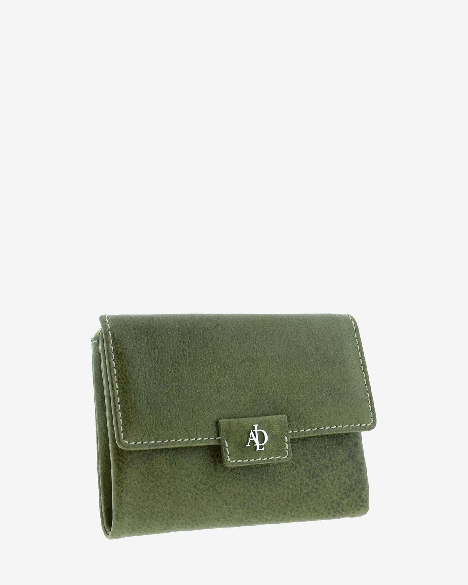 Adapell Lucia 4232 portafoglio piccolo donna Verde Pino 9 carte