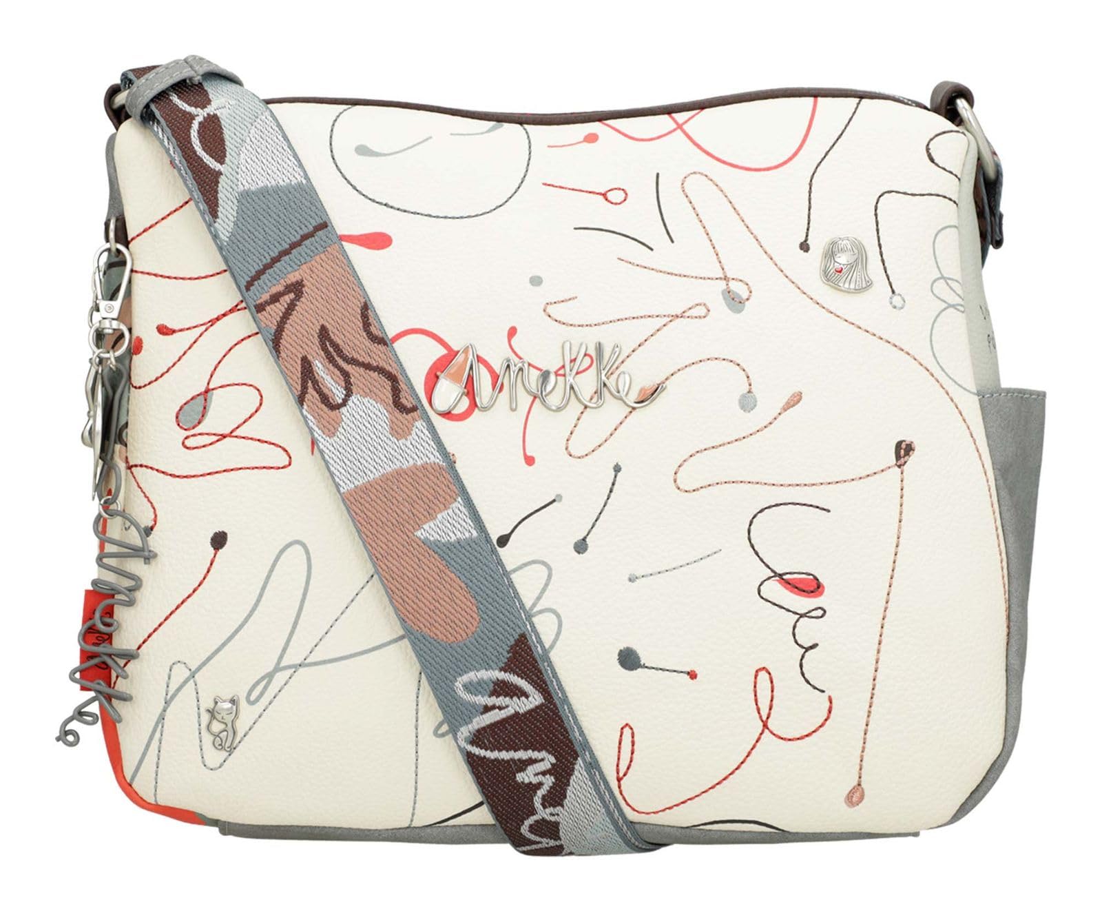 Anekke Mediterranean Borsa a Tracolla Ole con Zip