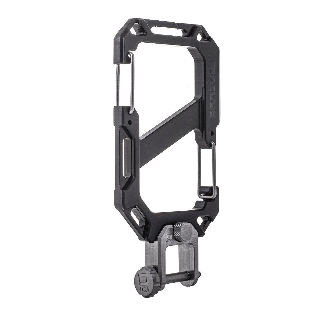 Dango Carabiner XL & Shackle Moschettone Satin Silver Alluminio